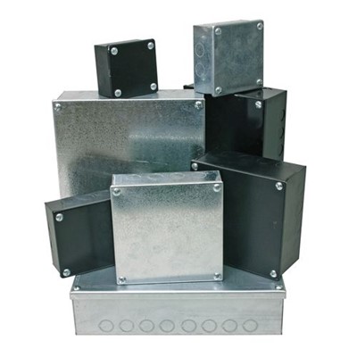 Adaptable Box 3” x 3” x 1.5” with Knockouts (Galvanised)
