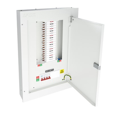 Three Phase Distribution Board - 12 way  with 4P 125A isolator 