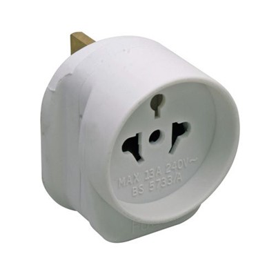 Travel Adaptor Visitor to U.K. to BS5733 (testing)