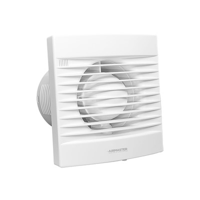 4" Extractor Fan with Timer and Humidistat - White