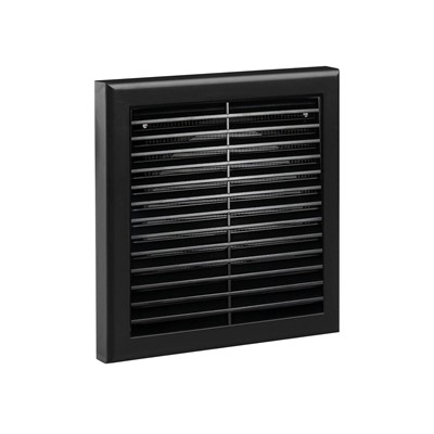 4" Grill for Extractor Fans - Black