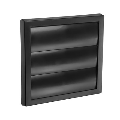4" Gravity Grill for Extractor Fans - Black